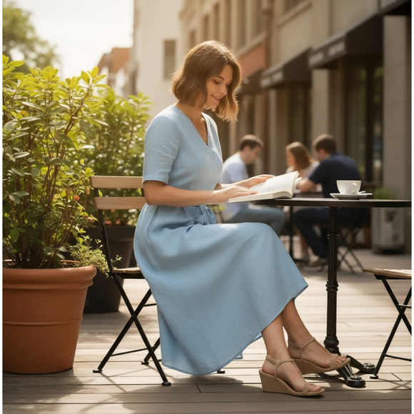 Style & Co. Women's Mulan Strappy Wedge Sandals Size 10.5 M Taupe - Picture 16 of 16